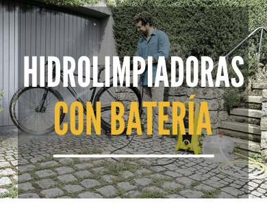 Hidrolimpiadoras con bateria